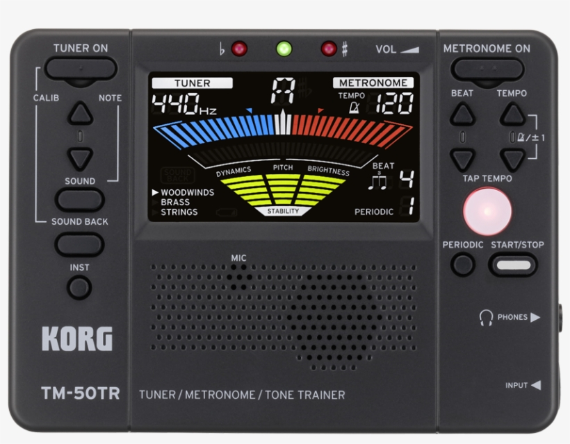 Tm 50tr Bk - Korg Tm-50tr-bk Combined Metronome/tuner, transparent png download