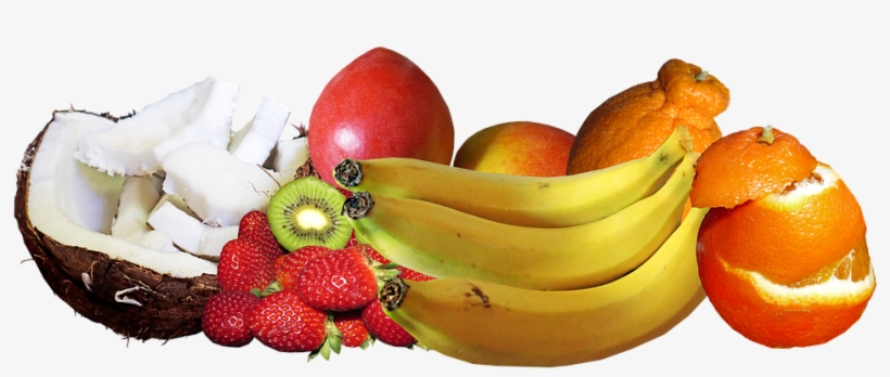 Coconut, Fruit, Bananas, Citrus, Berries, Mango, Health - Fruit, transparent png download