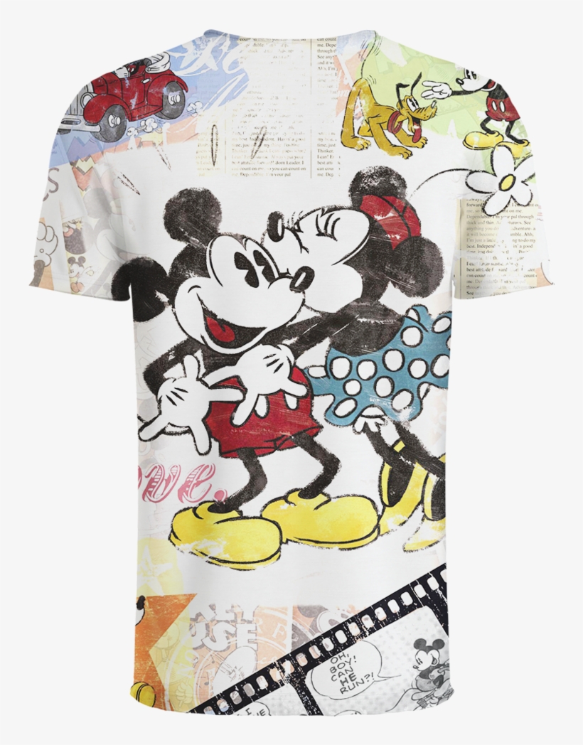 Anime Mickey Minnie Mouse 3d T-shirt - Ravensburger Mickey Retro Puzzle, transparent png download