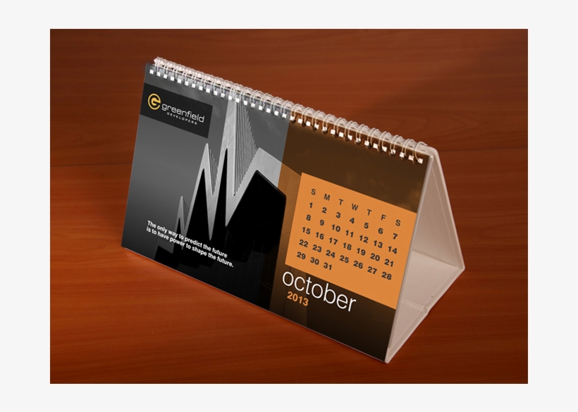 Greenfield Developers Table Calendar 1 - Paper, transparent png download