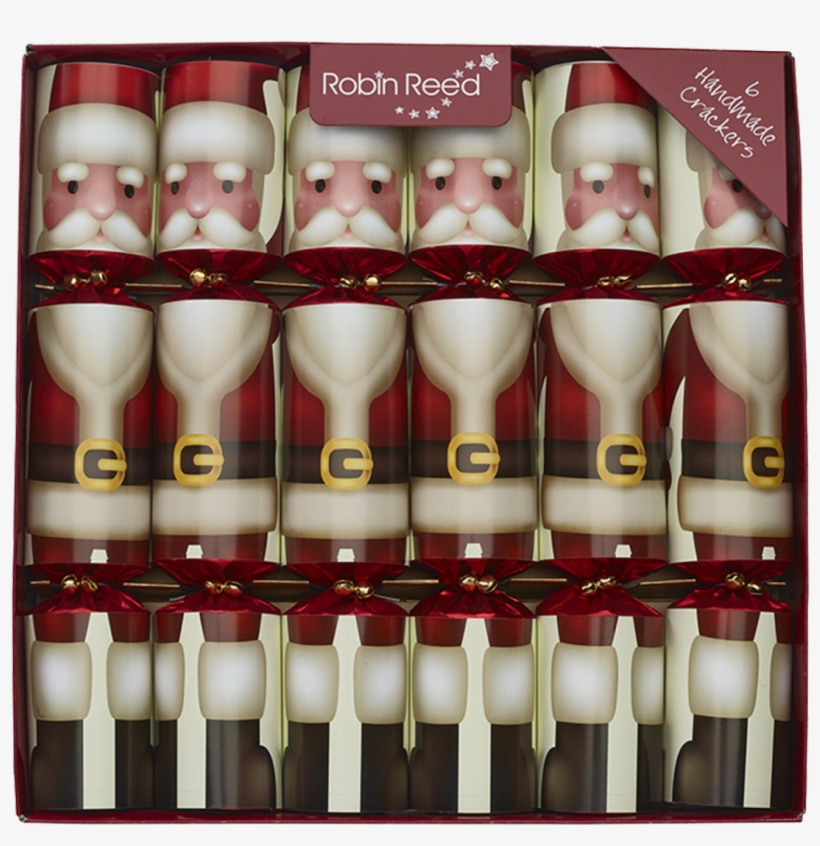 Robin Reed Box Of 12 Father Christmas Christmas Crackers, transparent png download