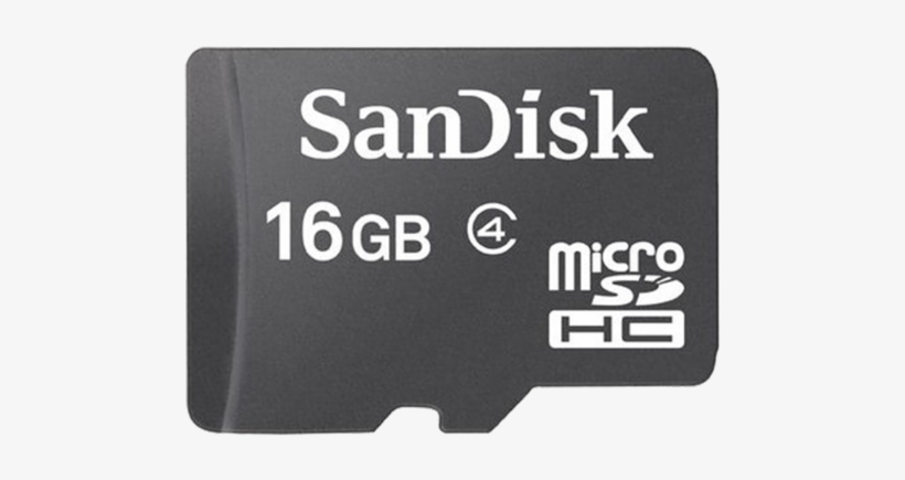 Sandisk 16 Gb Memory Card - Sandisk Micro Sd 8gb, transparent png download