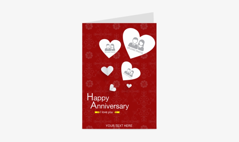 Happy Anniversary Greeting Card - Anniversary, transparent png download