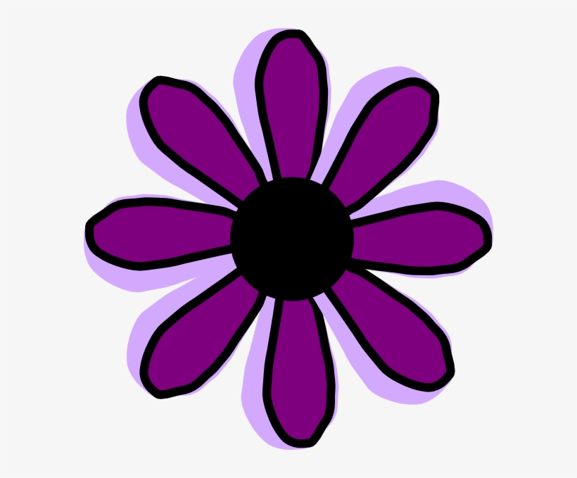 Purple Deco Flowers Png Clipart - Purple Flowers Clip, transparent png download