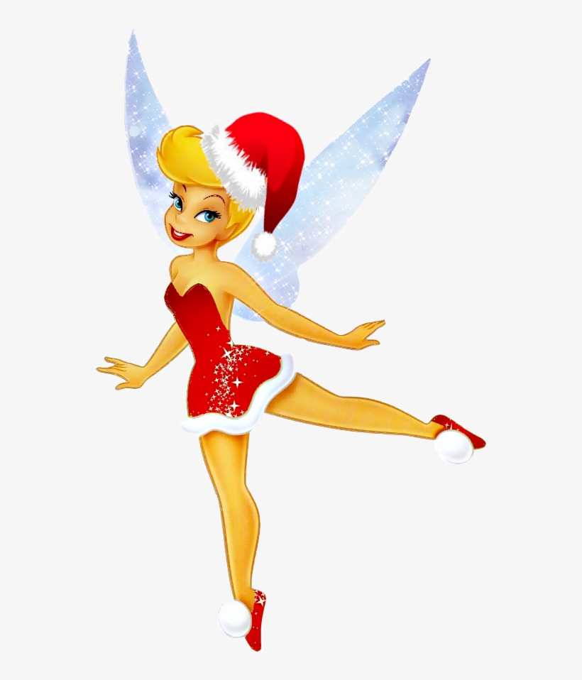Christmas Tinkerbell Clipart Clipartfest - Disney Christmas Tinkerbell, transparent png download
