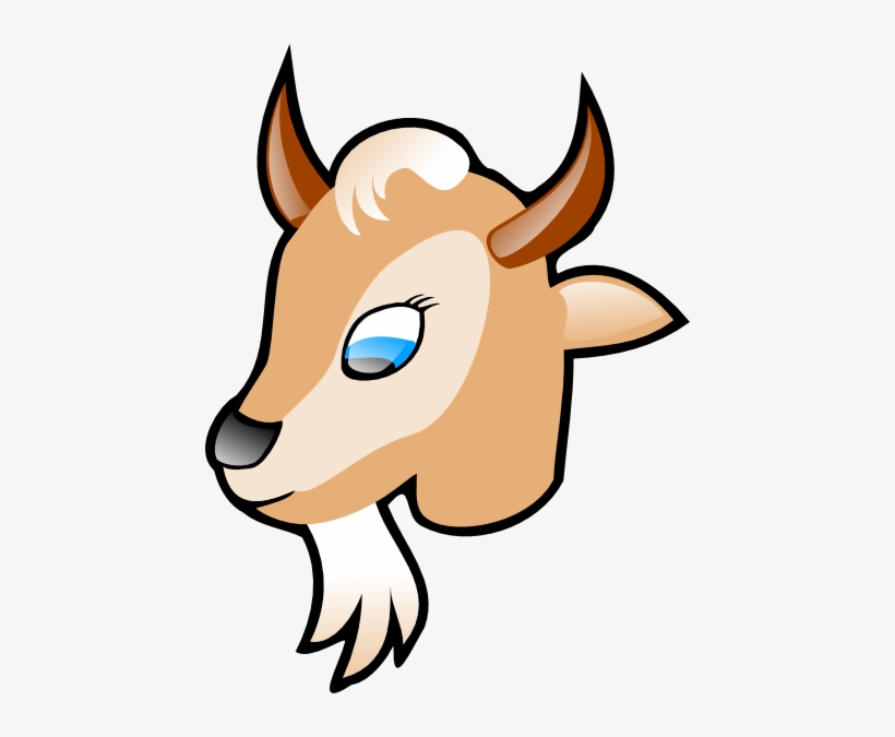 Goat Svg Clip Arts 444 X 595 Px, transparent png download