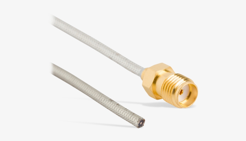 Amphenol Rf Sma Jack To Blunt Cut Cable Assemblies - Sma Connector, transparent png download