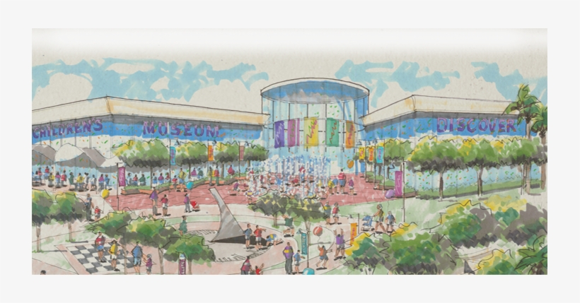 Childrens Museum Rendering - Painting, transparent png download