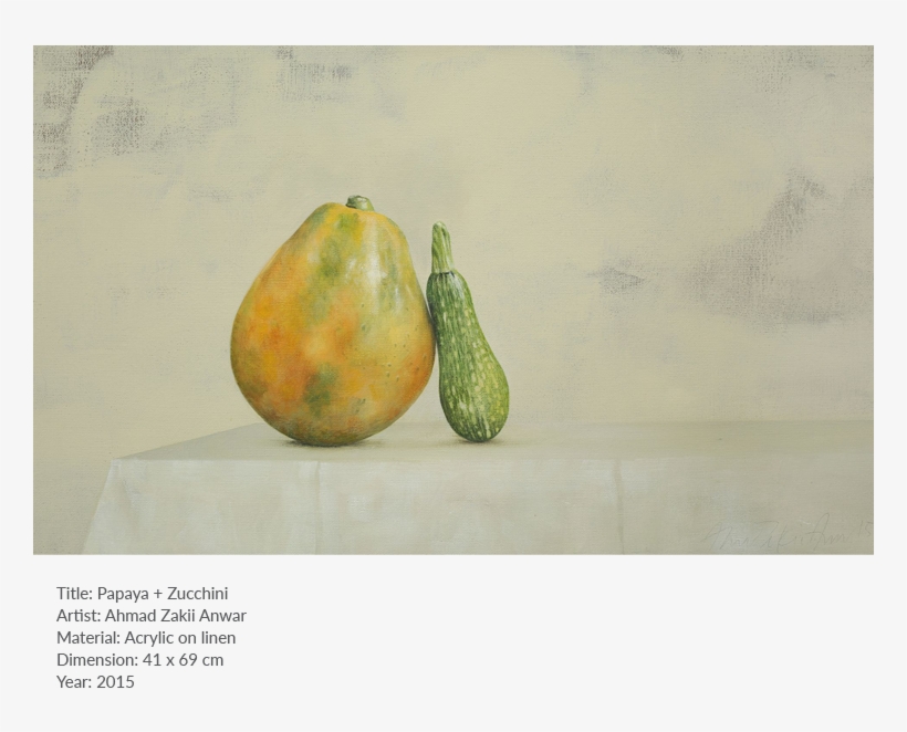 Ahmad Zakii Anwar Papaya Zucchini - Papaya, transparent png download