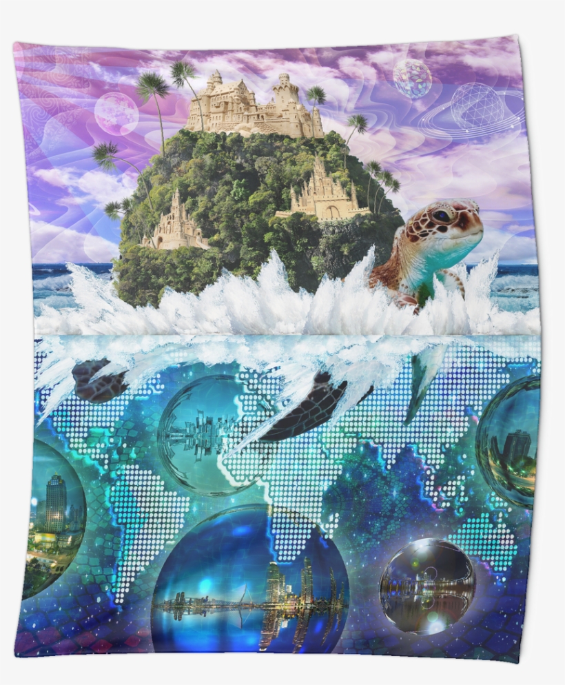 Turtle Island Tapestry - Art, transparent png download