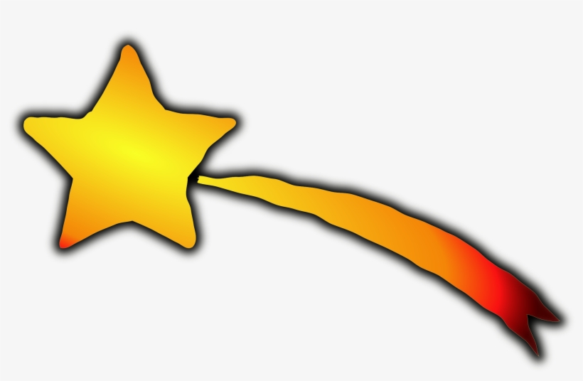 Medium Image - Clipart Shooting Star, transparent png download
