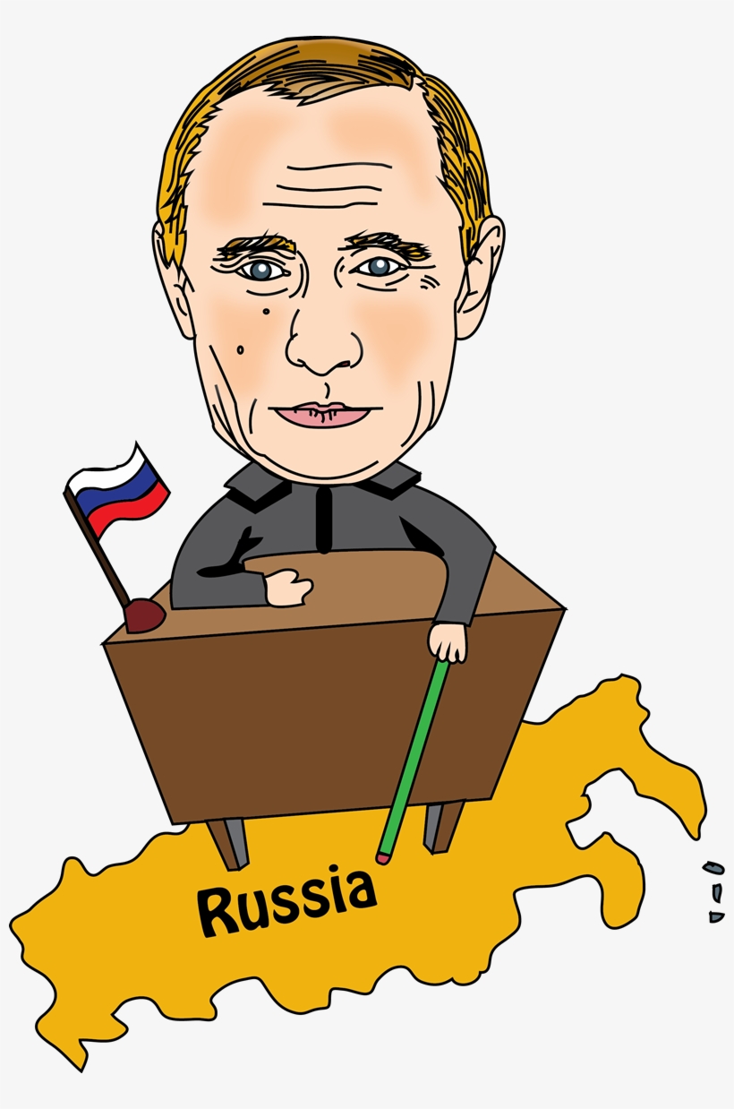 Caricature Clipart Putin - Vladimir Putin Clip Art, transparent png download