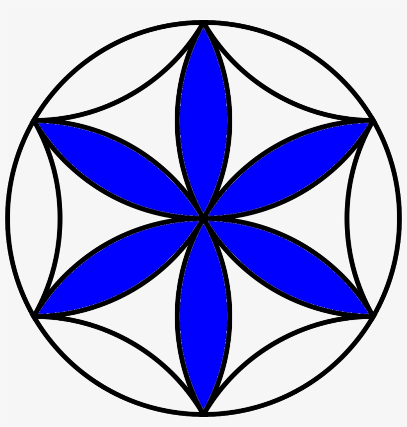 Flower Of Life 17 Blue - Logo Asterisk, transparent png download