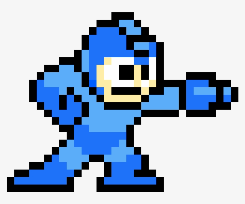 Pixilart - Pixel Art Megaman, transparent png download