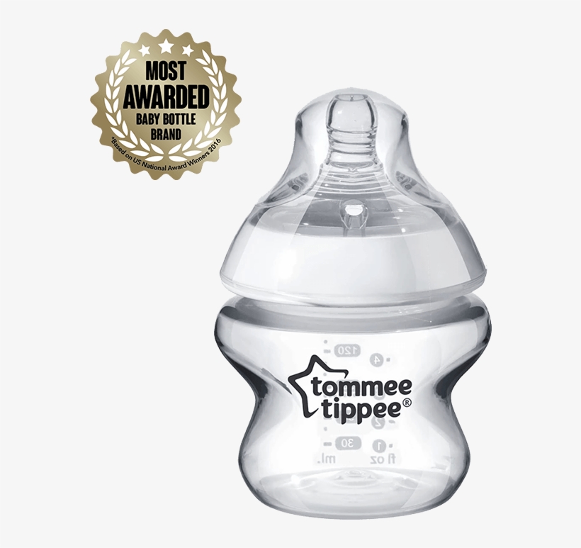 Original Feeding Bottle 5oz Profile With Lid - Tommee Tippee Closer To Nature Bottle, 5 Ounce, 2 Count, transparent png download