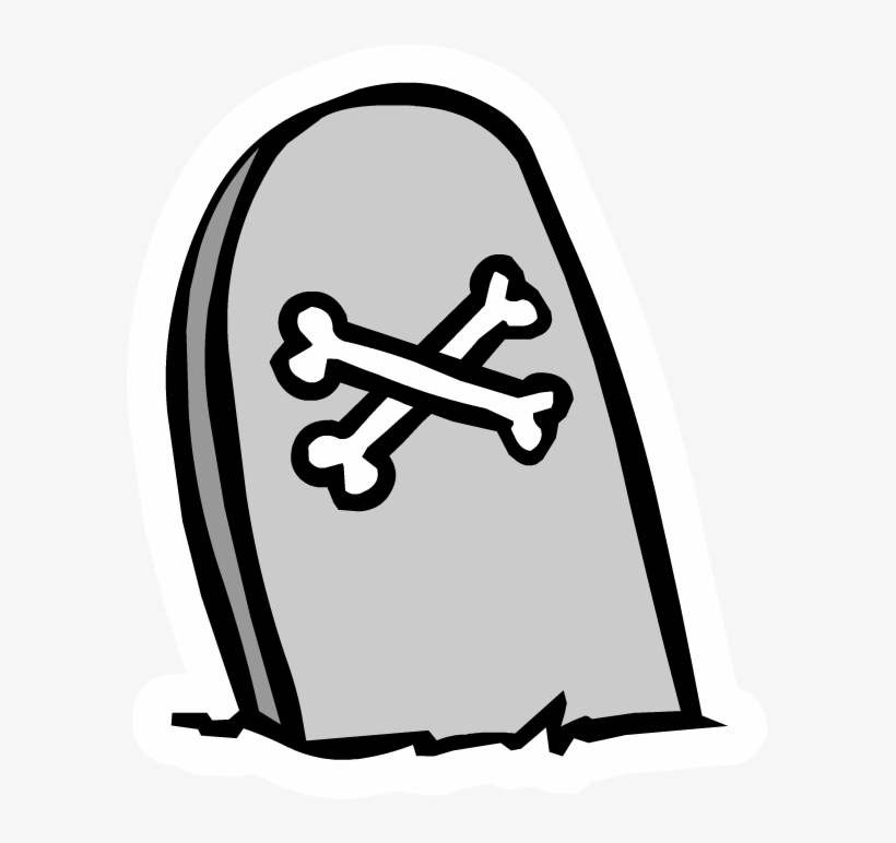 Tombstone Pin - Tombstone Clipart, transparent png download