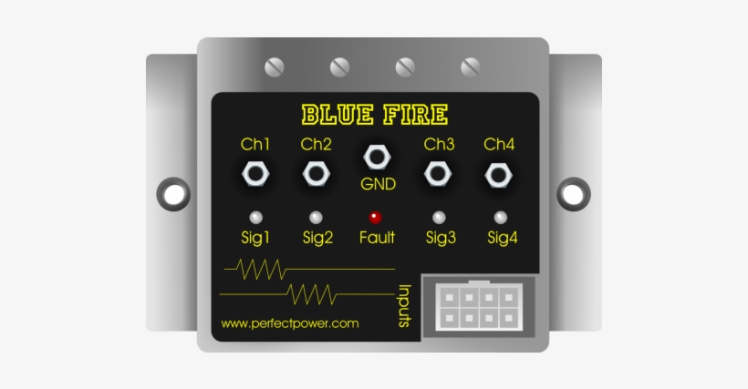 Blue-fire 4 Channel Ignition Amplifier - Electronics, transparent png download