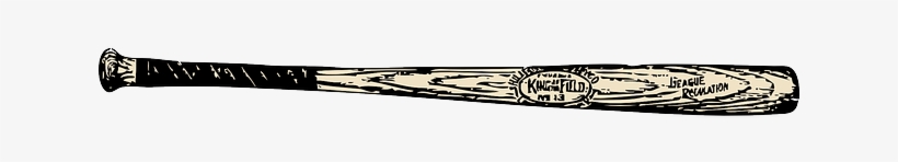 Bat Clipart Wooden Stick - Baseball, transparent png download