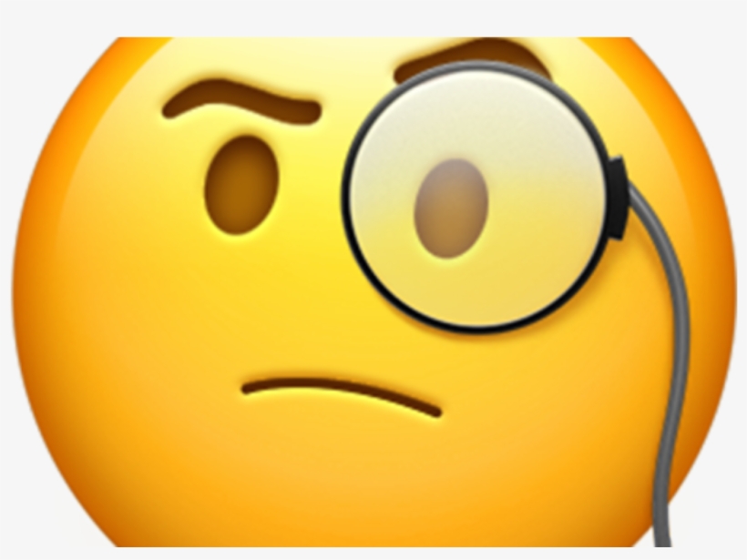 Will We Get A Sad Poop Emoji Well Theres A Process - Monocle Emoji, transparent png download