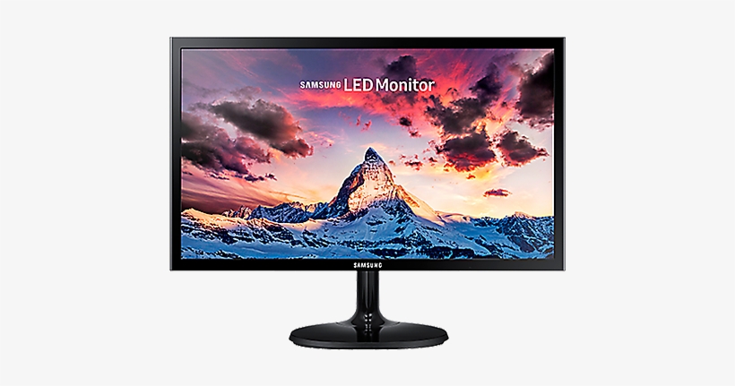 Led - Samsung S19f350 19-inch Slim Design Monitor, transparent png download