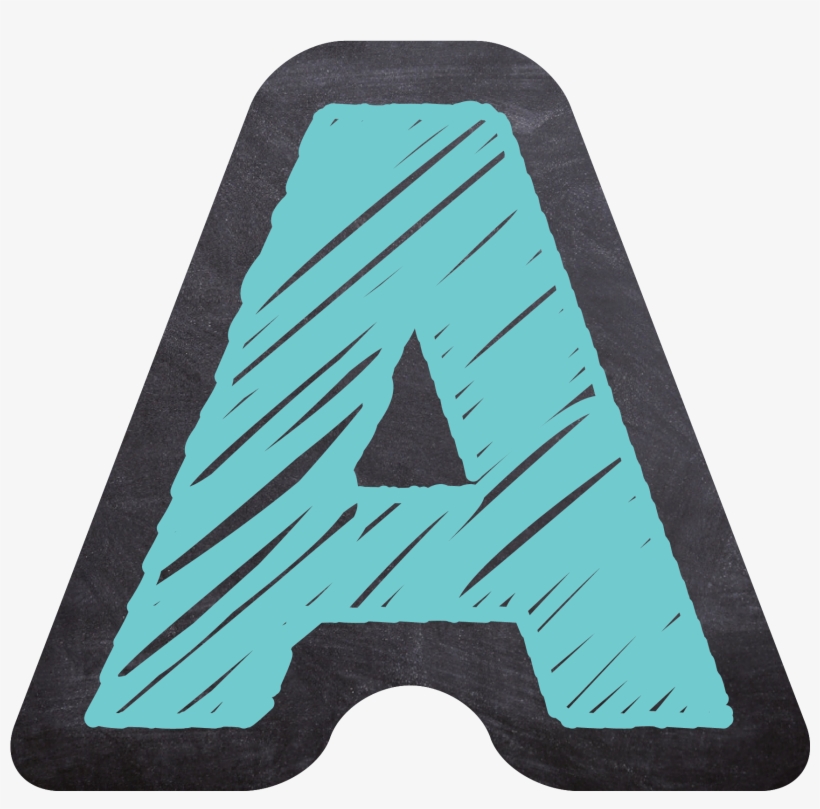 Chalkboard Letters & Numbers In Neon - Number, transparent png download