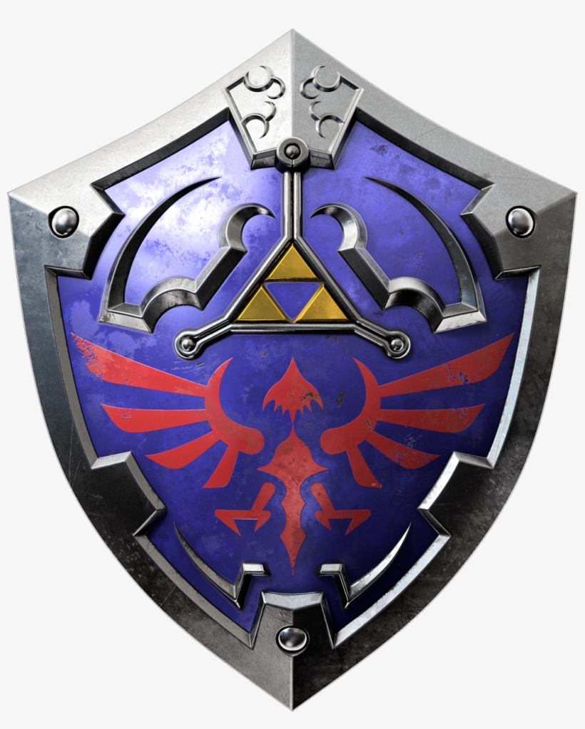 I Felt I Had Some Trouble In The Lower Right-hand Side - Legend Of Zelda Twilight Princess Hd Shield, transparent png download