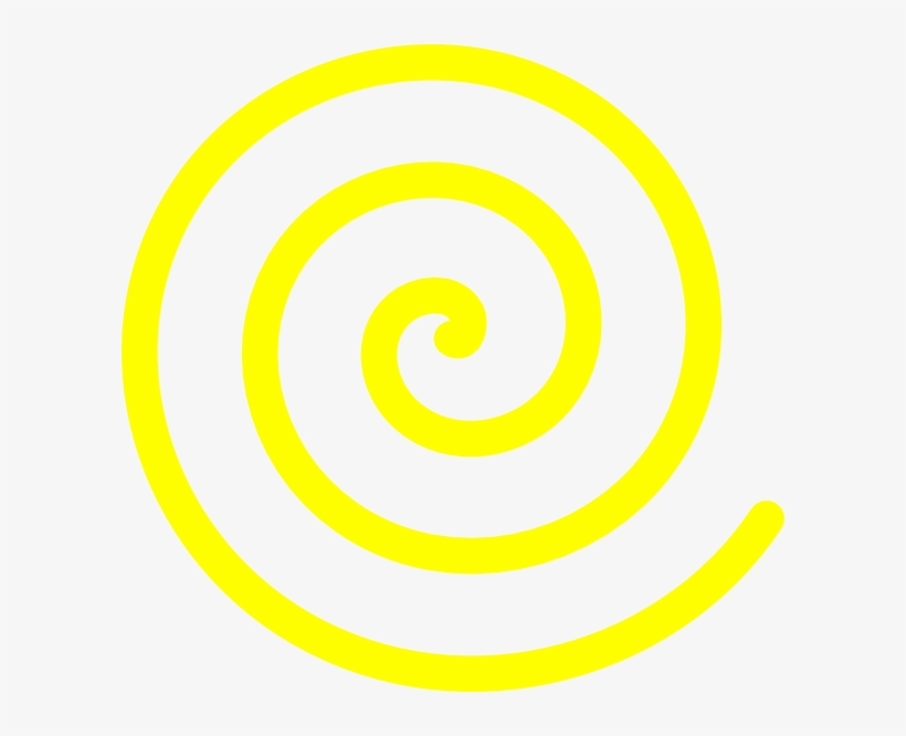 Yellow Spiral Clip Art At Clker - Yellow Spirals, transparent png download