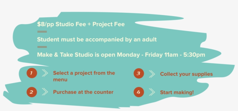 Make & Take Instructions - Tinker Art Studio, transparent png download