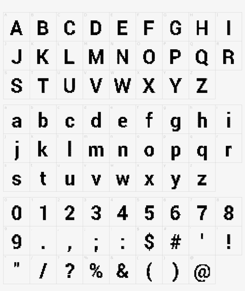 Font Characters - 60s Pop Font, transparent png download