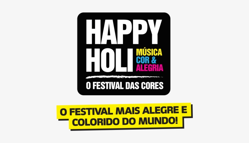 Happy Holi Festival Brasil - Logo Happy Holi Png, transparent png download