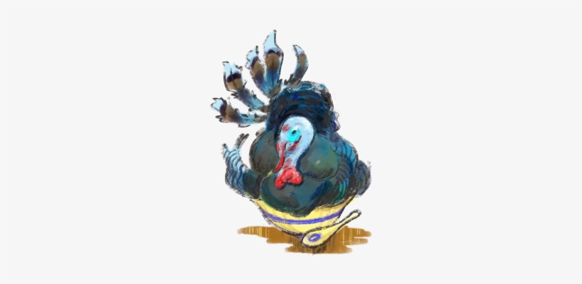 Ladle Hot Broth Over Turkey And Noodles - Palette, transparent png download