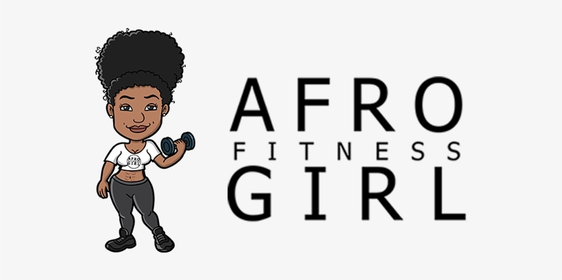 Afro Girl Fitness - Afro Fitness Logo, transparent png download