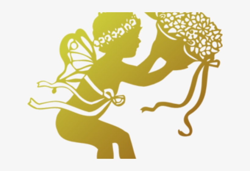 Angels Clipart Gold - Gold Cherubs Clipart, transparent png download