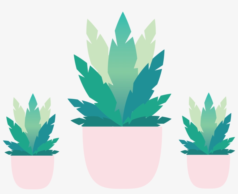 Pastel Plant Png » Png Image - Drawing, transparent png download