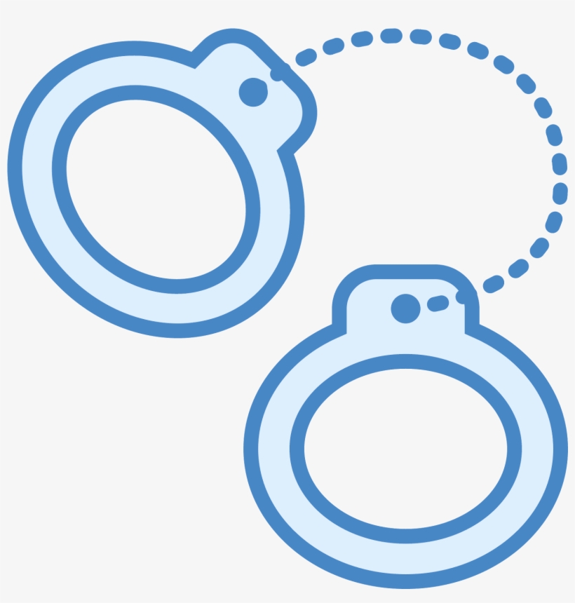The Icon Is A Picture Of Handcuffs - 4mm Swarovski Bicone Bracelet, transparent png download