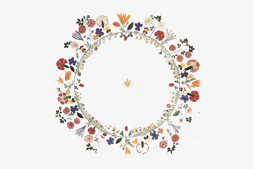 Floral Wreath Shaker - Flower Wreath Png Transparent, transparent png download