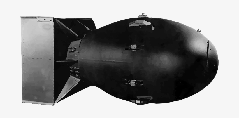 Atomic Bomb Bomb Nuclear War Weapon Atomic - Atomic Bomb Transparent Background, transparent png download