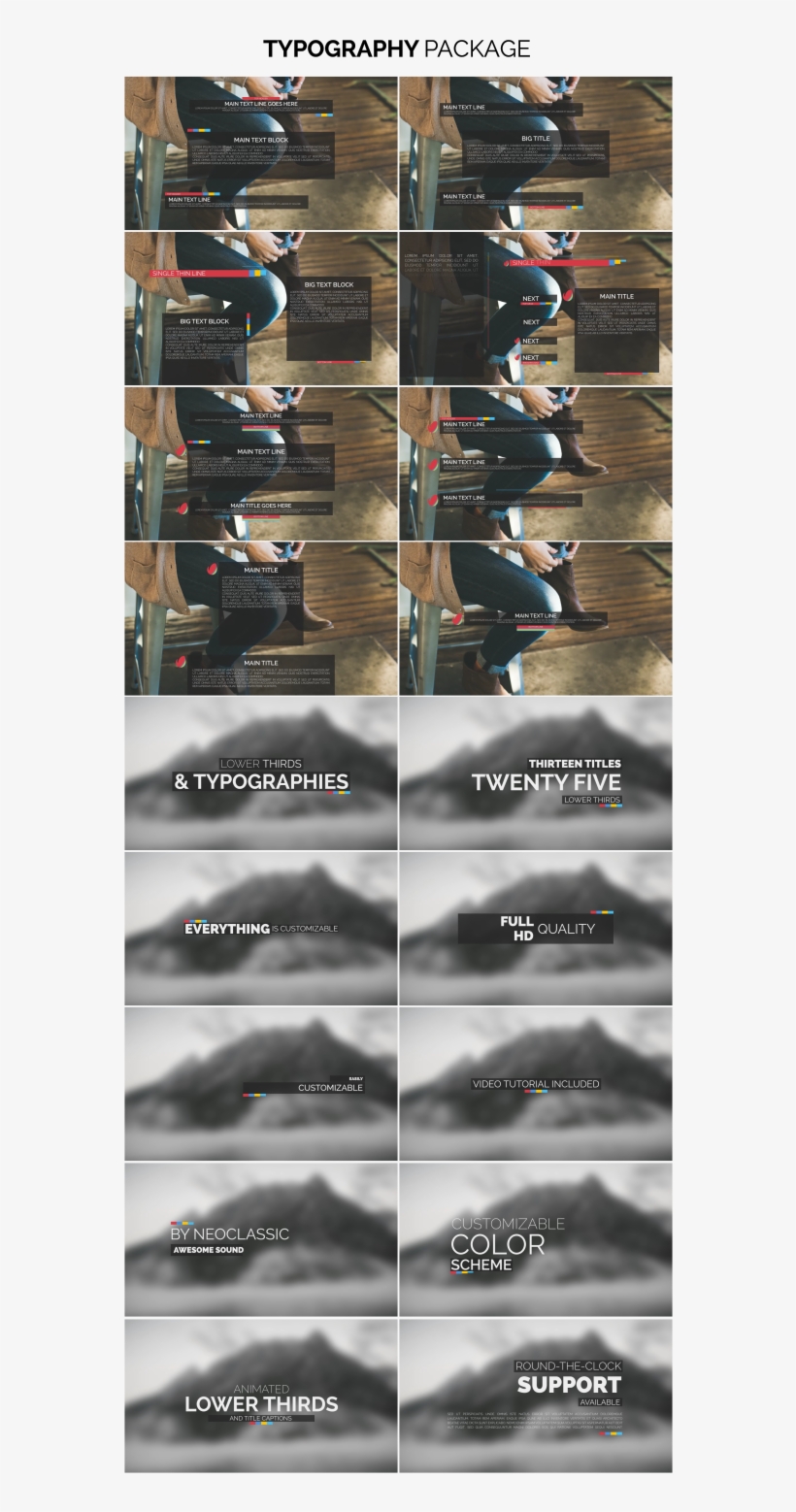Lower Thirds And Titles - Design, transparent png download