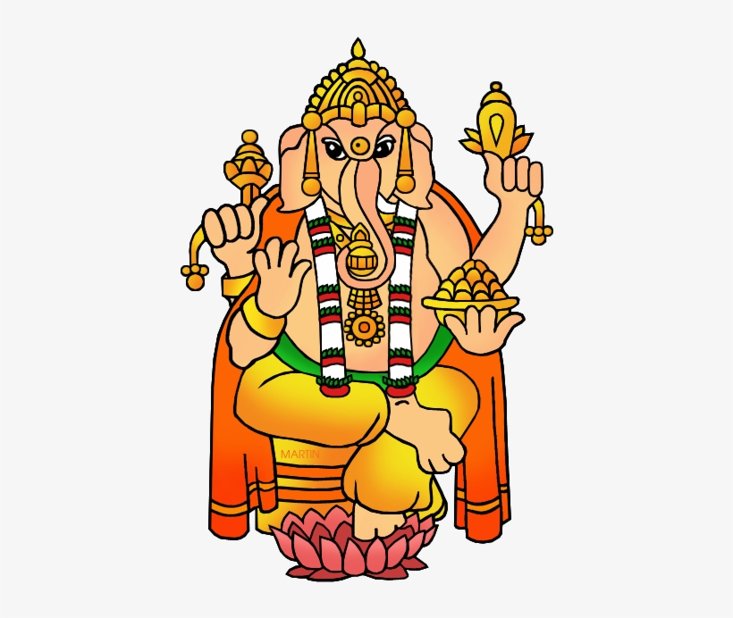 India Clip Art By Phillip Martin, Ganesh - India Clipart, transparent png download