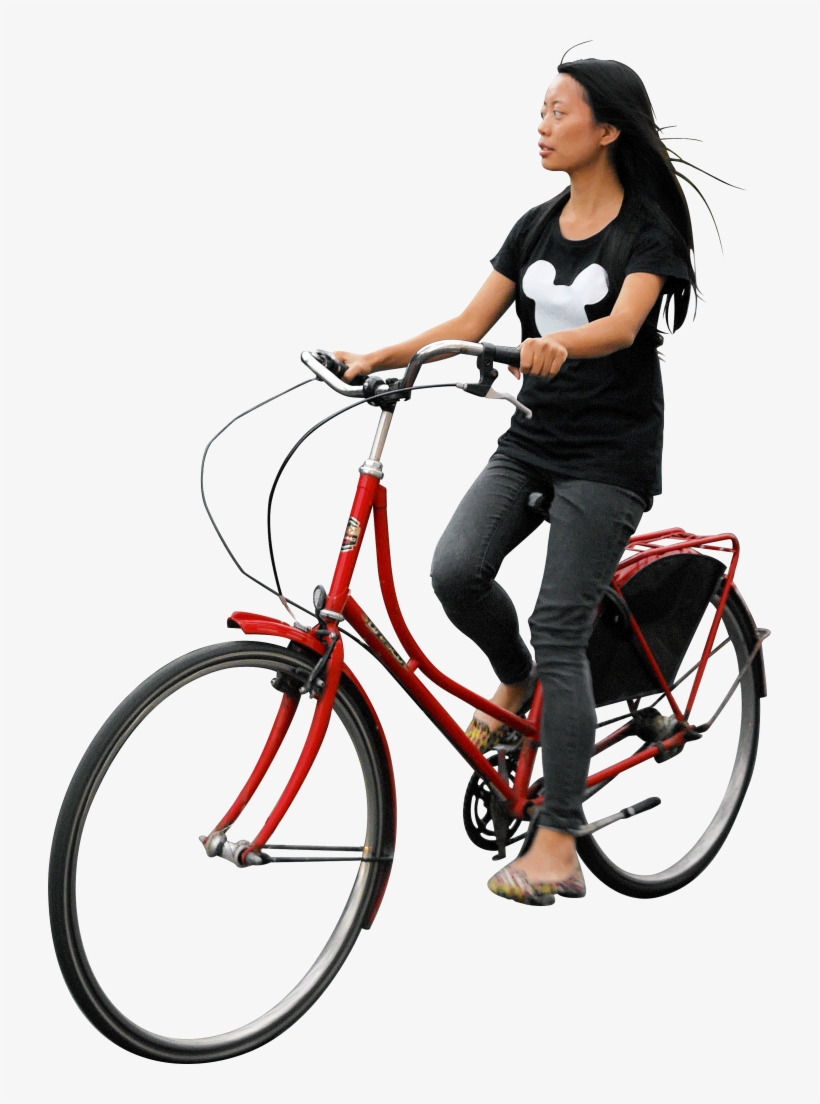 Even Though Winter Is Getting Closer I'm Still A Bit - Person On Bike Png, transparent png download