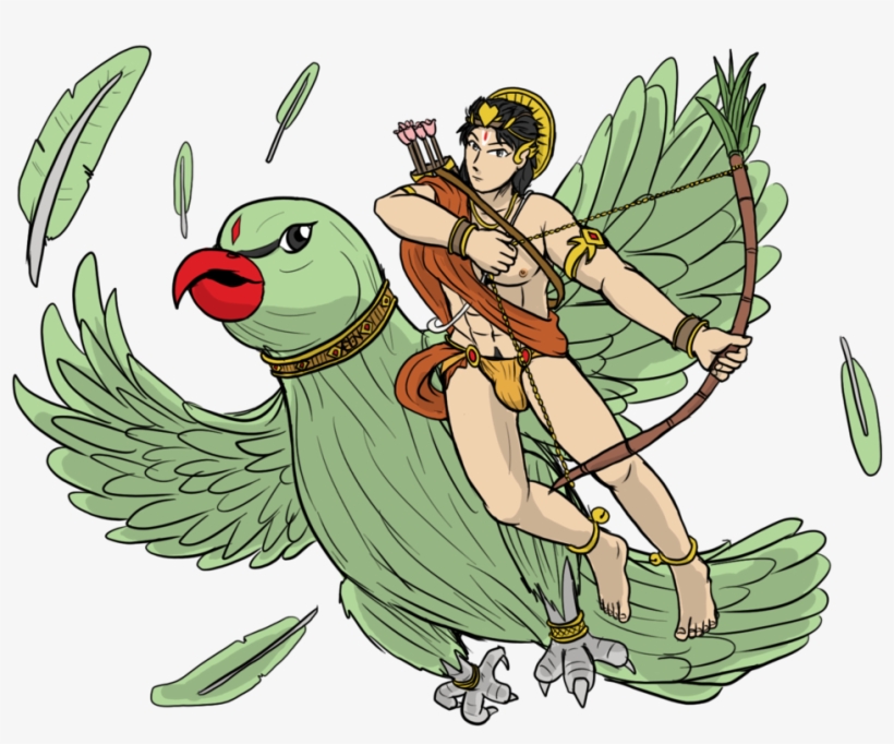 Adult Hindu Cupid By Vachalenxeon - Kamadeva Anime, transparent png download