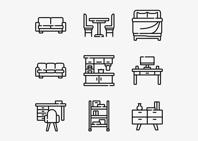 Furniture - High School Icons, transparent png download