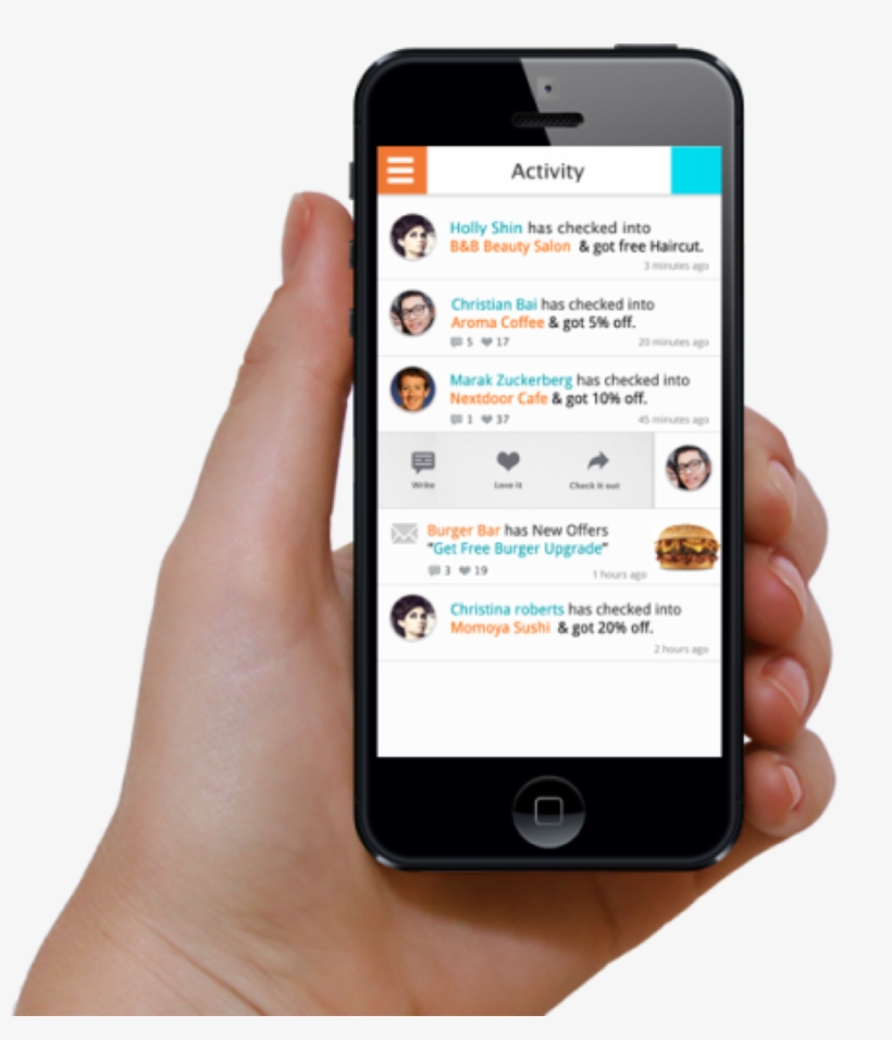 Smartphone - Smart Phone In Hand, transparent png download