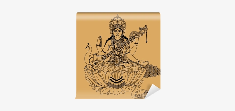 Sarasvati Mata Clip Art, transparent png download