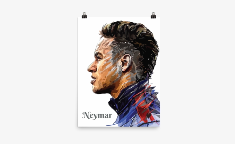 Neymar Poster - Neymar, transparent png download