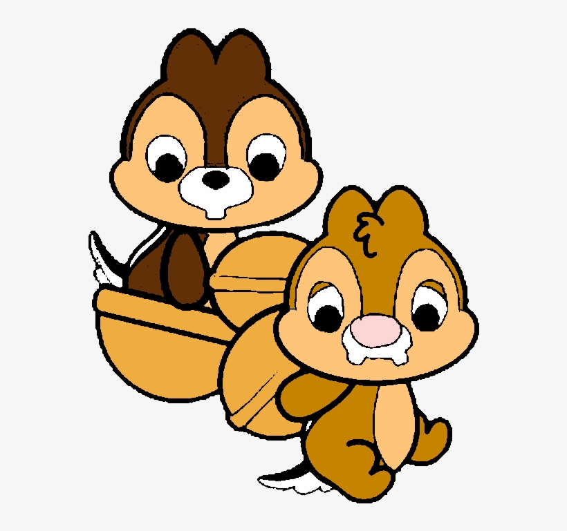 Png Pack Disney - Disney Cuties Chip And Dale, transparent png download