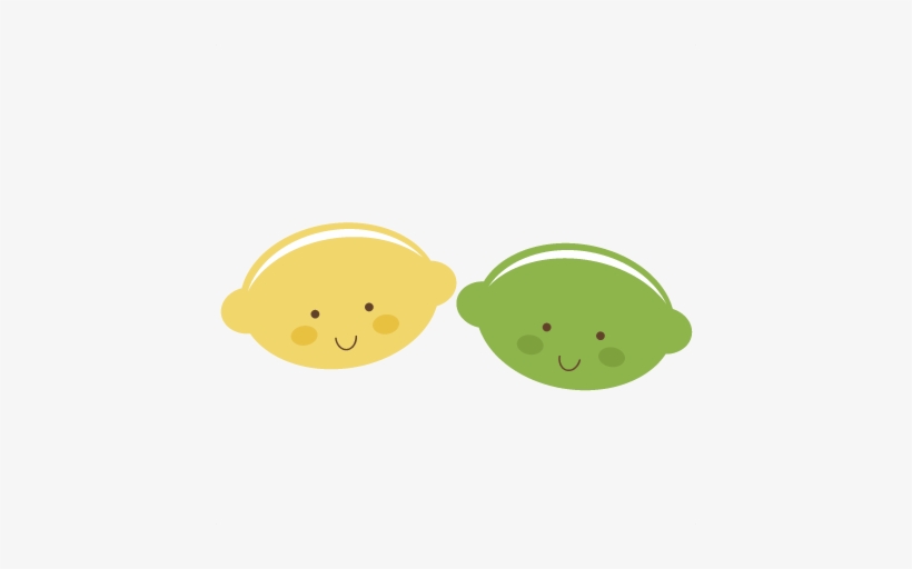 Cute Lime Svg Illustration Pinterest - Cute Lemon And Lime, transparent png download