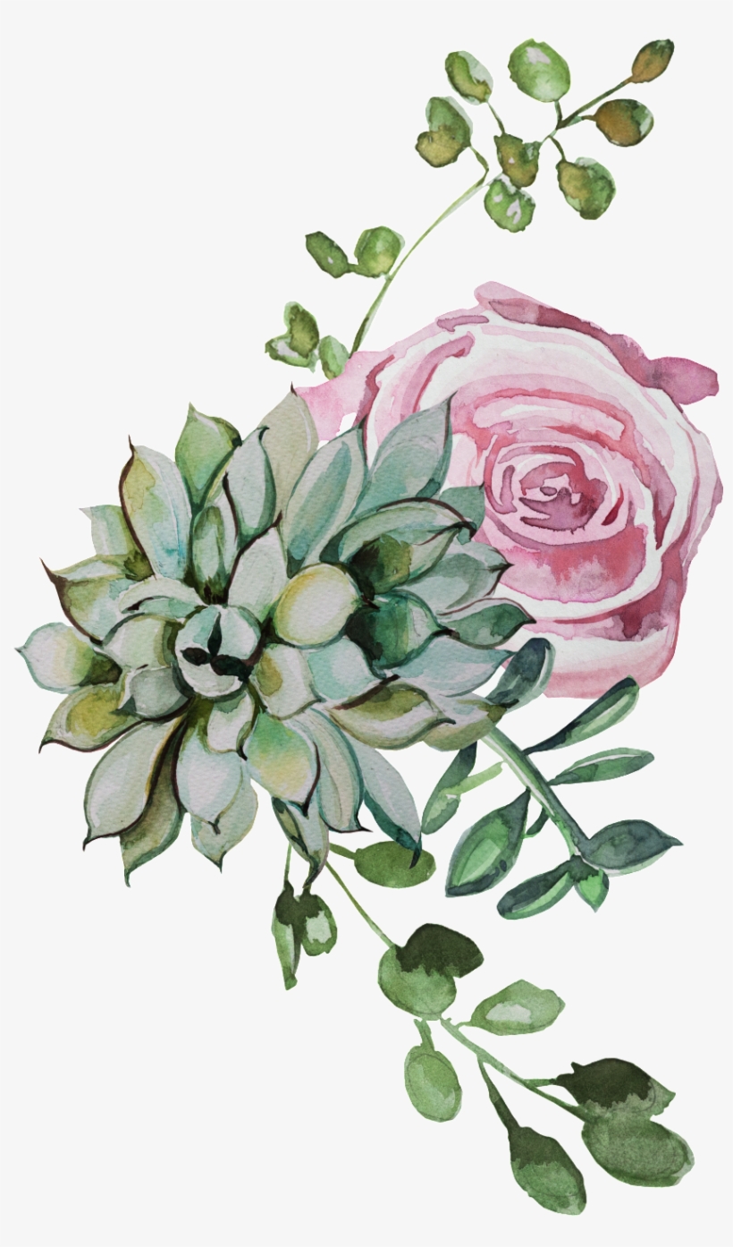 This Graphics Is Hand Painted Beautiful Flowers Transparent - Portable Network Graphics, transparent png download