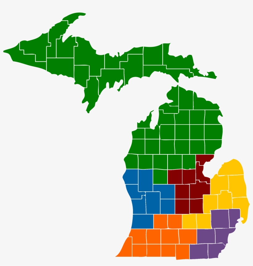 Green Us Map Silhouette Png Best Free Us Map Silhouette - Michigan Federal District Court Map, transparent png download