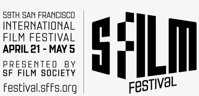 Sfiff59-lockup Narrow Url Blk - San Francisco International Film Festival Logo, transparent png download